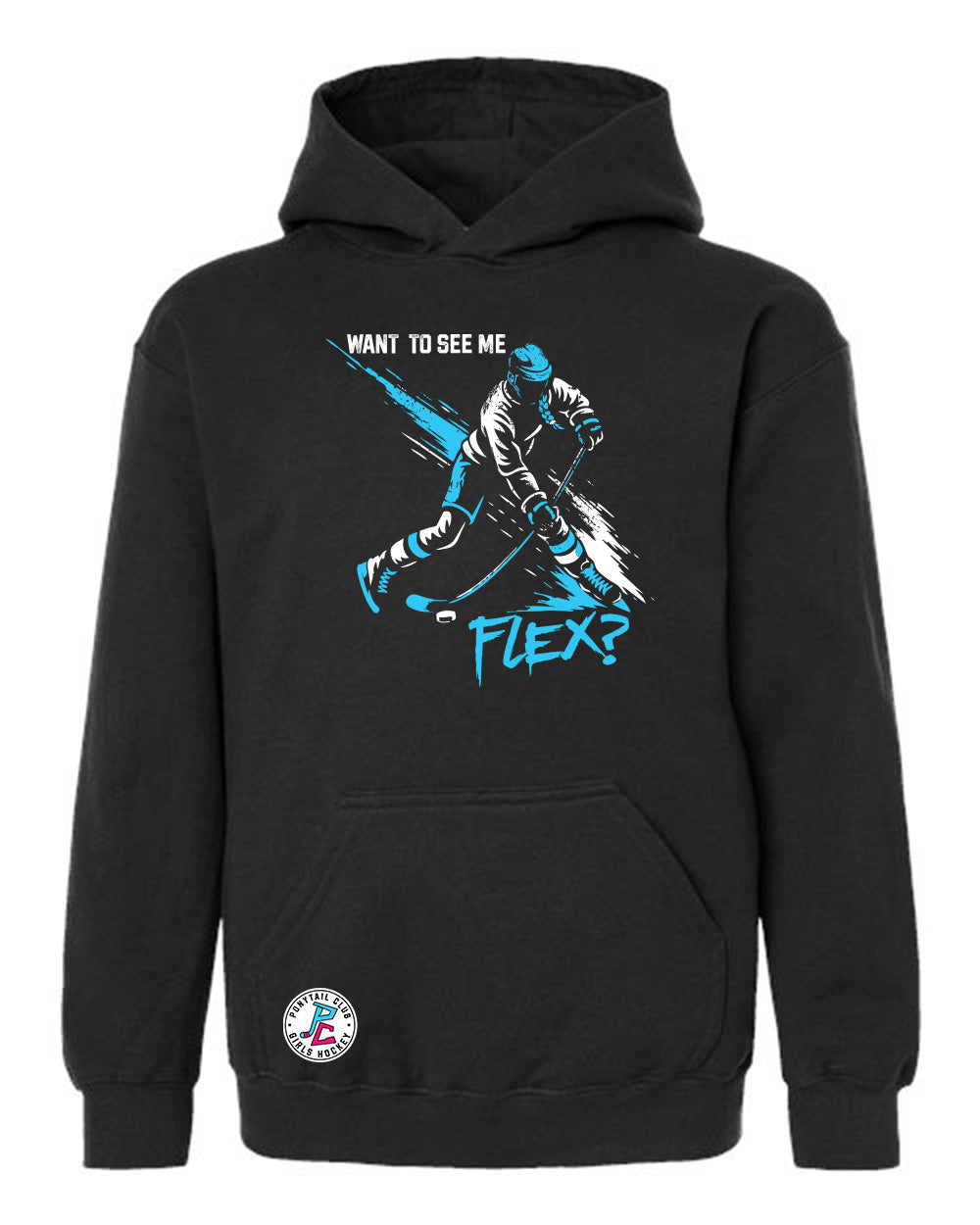 WHAT TO SEE ME FLEX? HOODED SWEATSHIRT YOUTH