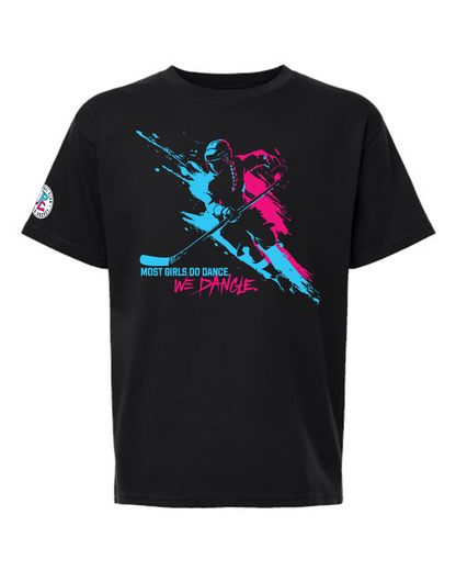 MOST GIRLS DANCE WE DANGLE T-SHIRT