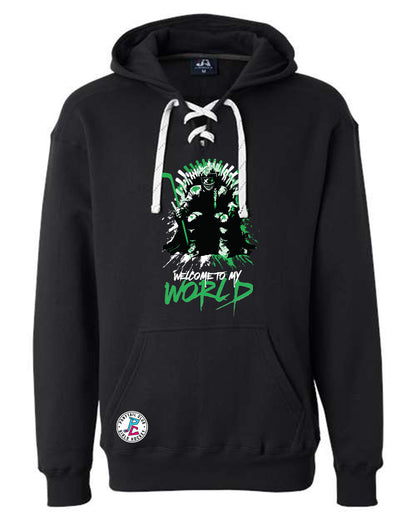WELCOME TO MY WORLD HOODED SWEATSHIRT ADULT