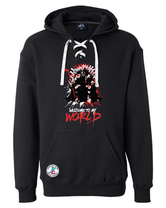 WELCOME TO MY WORLD HOODED SWEATSHIRT ADULT