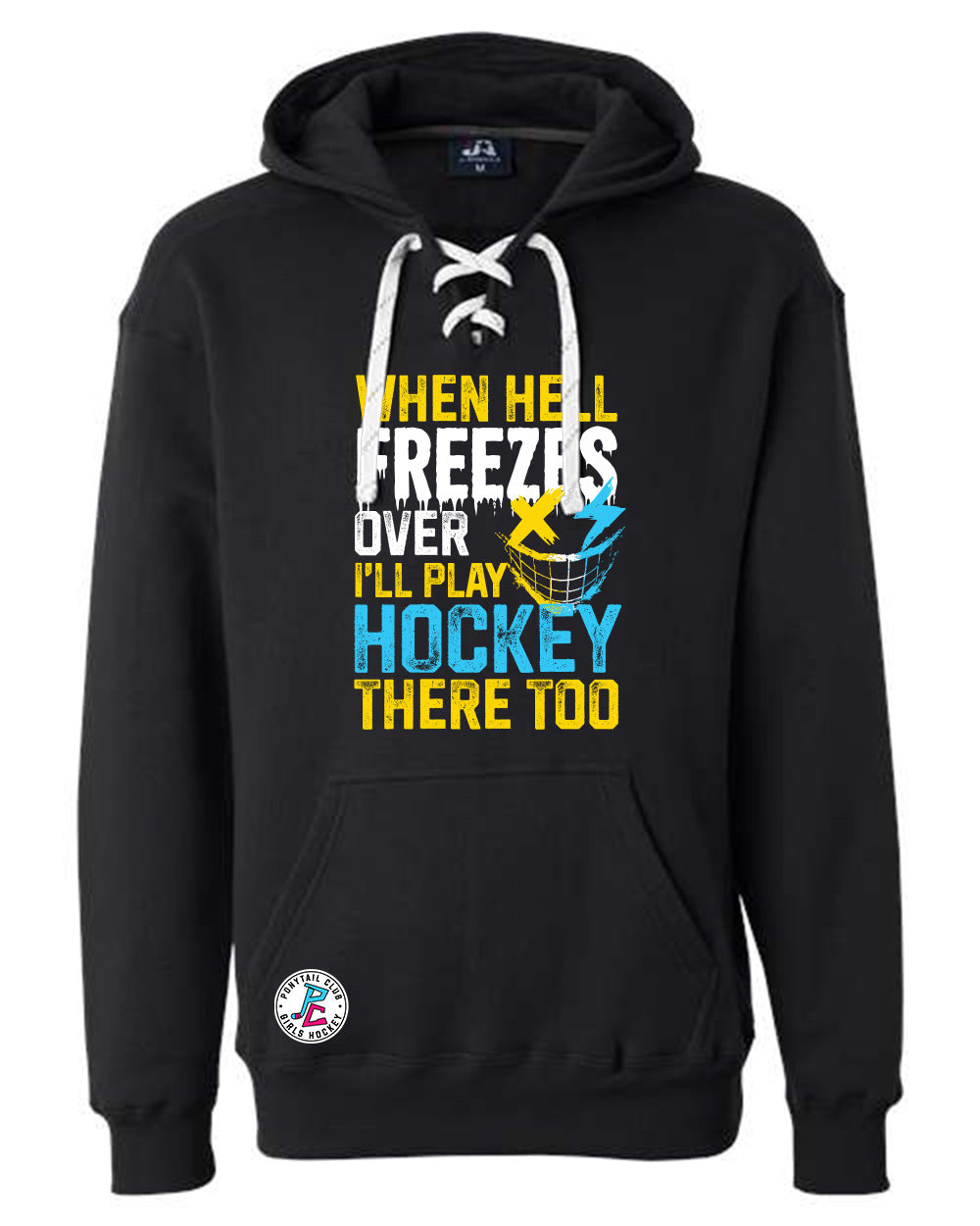 SORRY. CAN'T. HOCKEY. BYE.  HOODED SWEATSHIRT ADULT