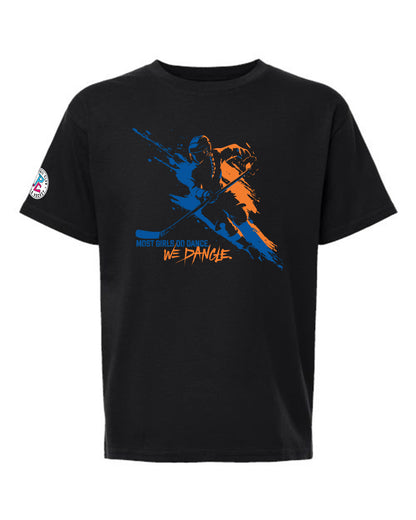 MOST GIRLS DANCE WE DANGLE T-SHIRT