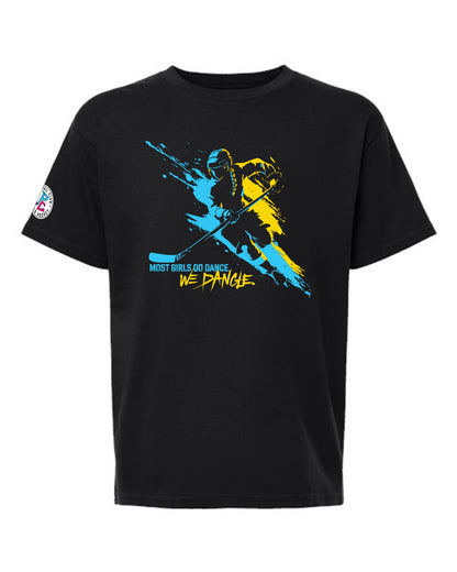 MOST GIRLS DANCE WE DANGLE T-SHIRT