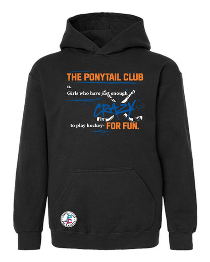 THE PONYTAIL CLUB DEFINITION HOODED SWEATSHIRT YOUTH