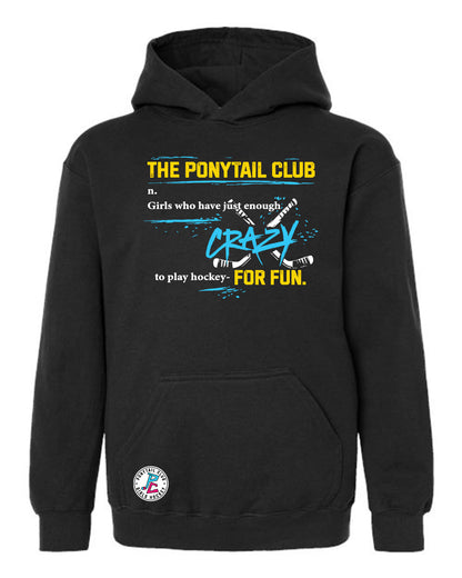 THE PONYTAIL CLUB DEFINITION HOODED SWEATSHIRT YOUTH