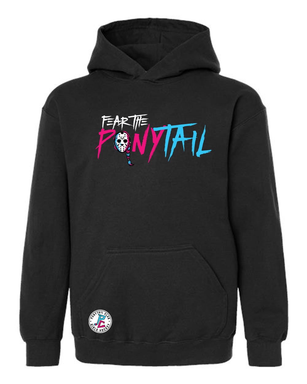 FEAR THE PONYTAIL HOODED SWEATSHIRT YOUTH