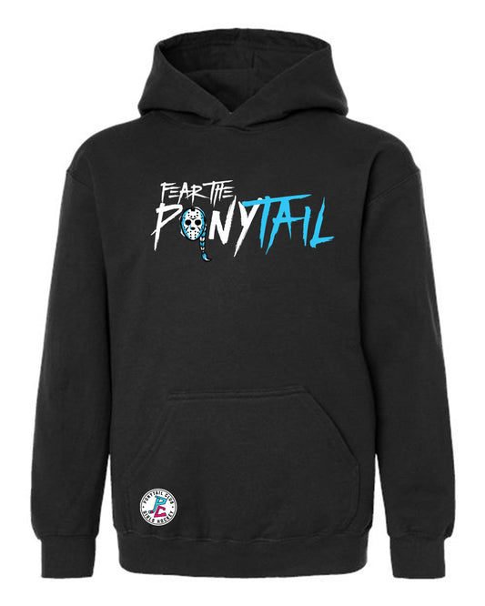 FEAR THE PONYTAIL HOODED SWEATSHIRT YOUTH