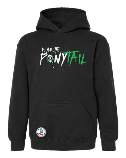 FEAR THE PONYTAIL HOODED SWEATSHIRT YOUTH