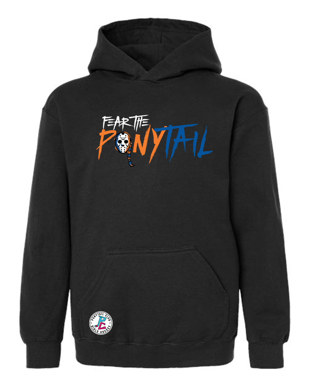 FEAR THE PONYTAIL HOODED SWEATSHIRT YOUTH