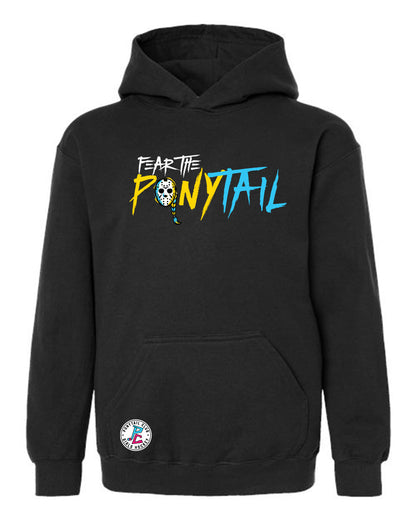 FEAR THE PONYTAIL HOODED SWEATSHIRT YOUTH