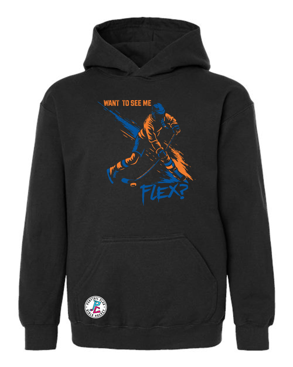 WHAT TO SEE ME FLEX? HOODED SWEATSHIRT YOUTH