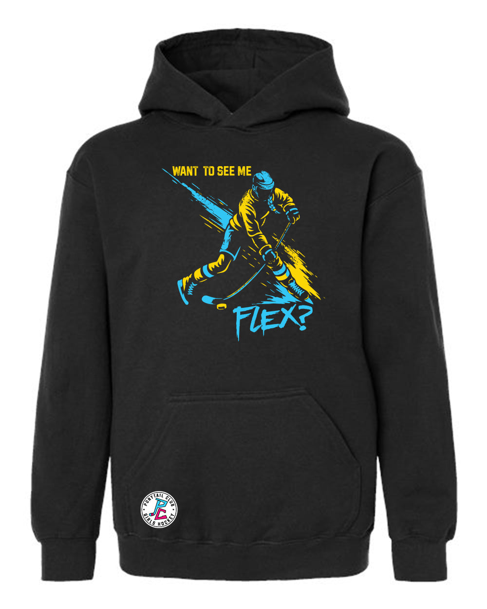 WHAT TO SEE ME FLEX? HOODED SWEATSHIRT YOUTH