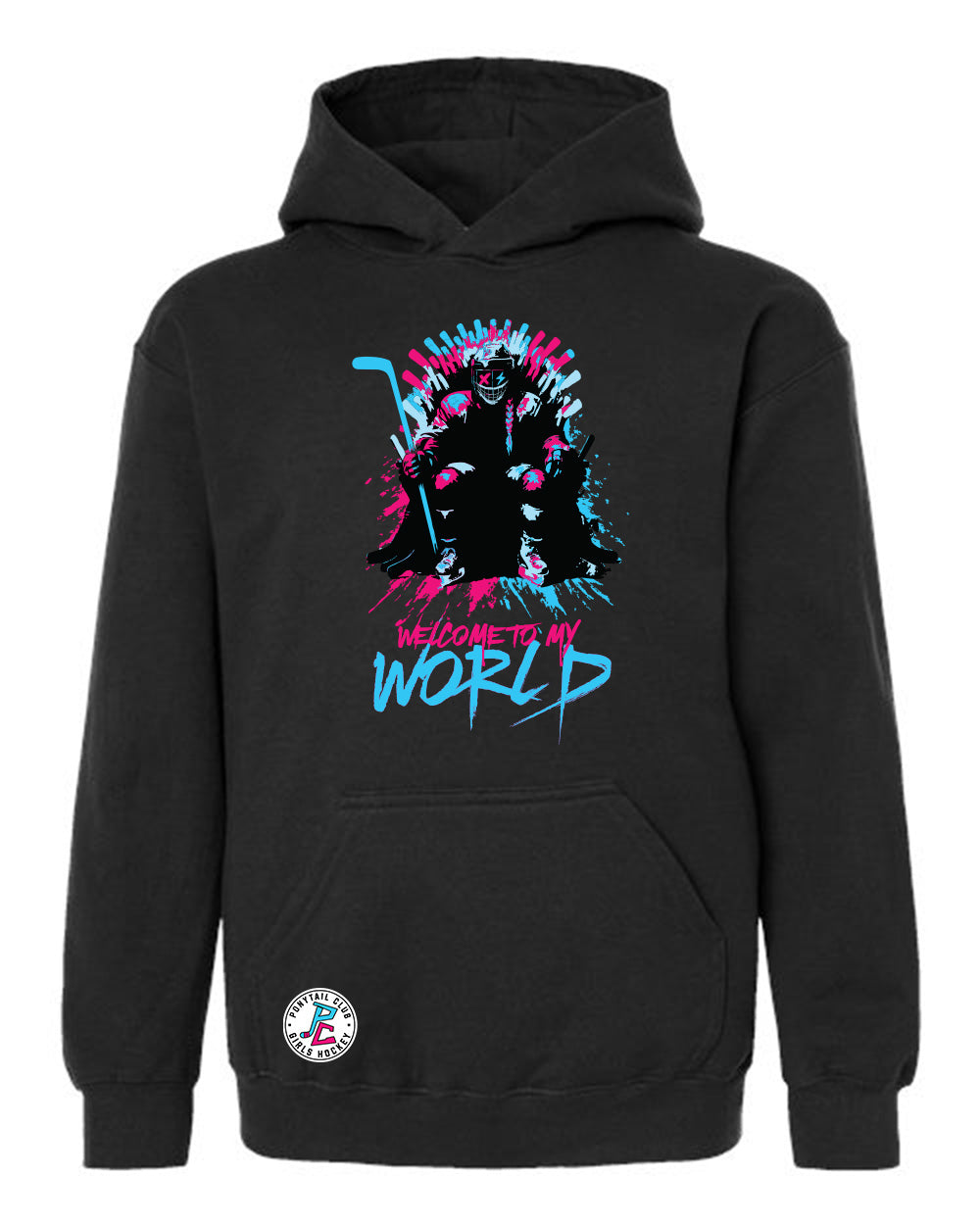 WELCOME TO MY WORLD HOODED SWEATHSIRT YOUTH