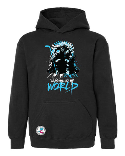 WELCOME TO MY WORLD HOODED SWEATHSIRT YOUTH