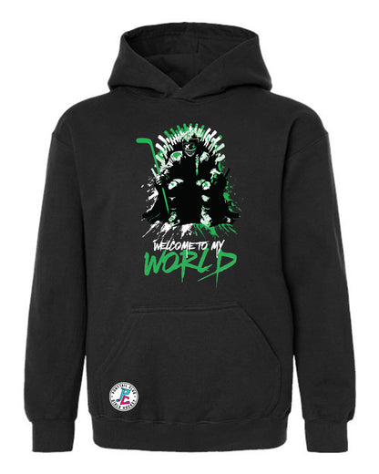 WELCOME TO MY WORLD HOODED SWEATHSIRT YOUTH
