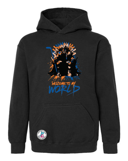 WELCOME TO MY WORLD HOODED SWEATHSIRT YOUTH