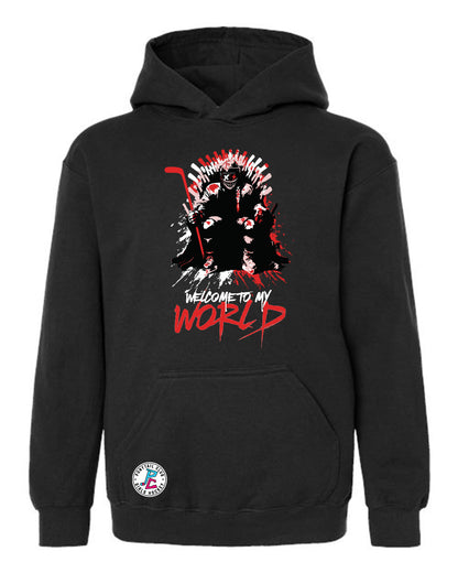 WELCOME TO MY WORLD HOODED SWEATHSIRT YOUTH