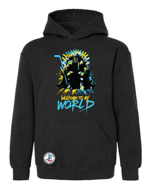 WELCOME TO MY WORLD HOODED SWEATHSIRT YOUTH